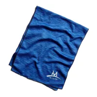 mission tech knit cooling l towel bleu 84 x 31 cm homme